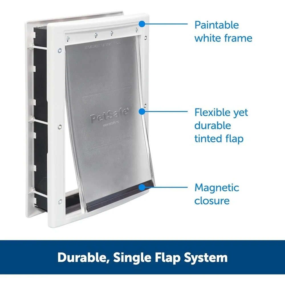 PetSafe Medium Dog Door Plastic Frame 8.25 x‎ 12.25 for 40 lb Pets